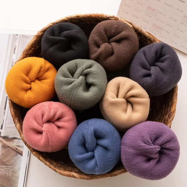 Kuschelige Winter-Thermosocken aus Samt