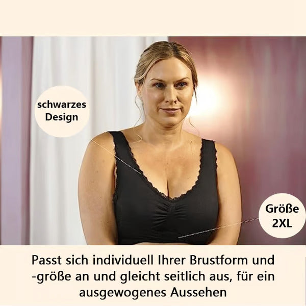 Corset-BH mit seitlicher Schnalle und Spitze